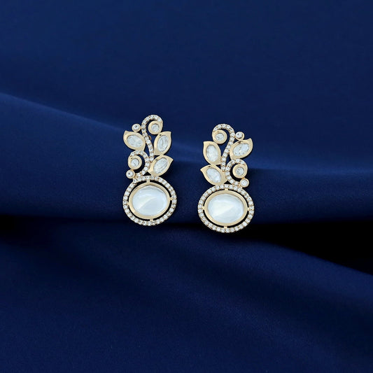 Apeksha Leafy Kundan Earring
